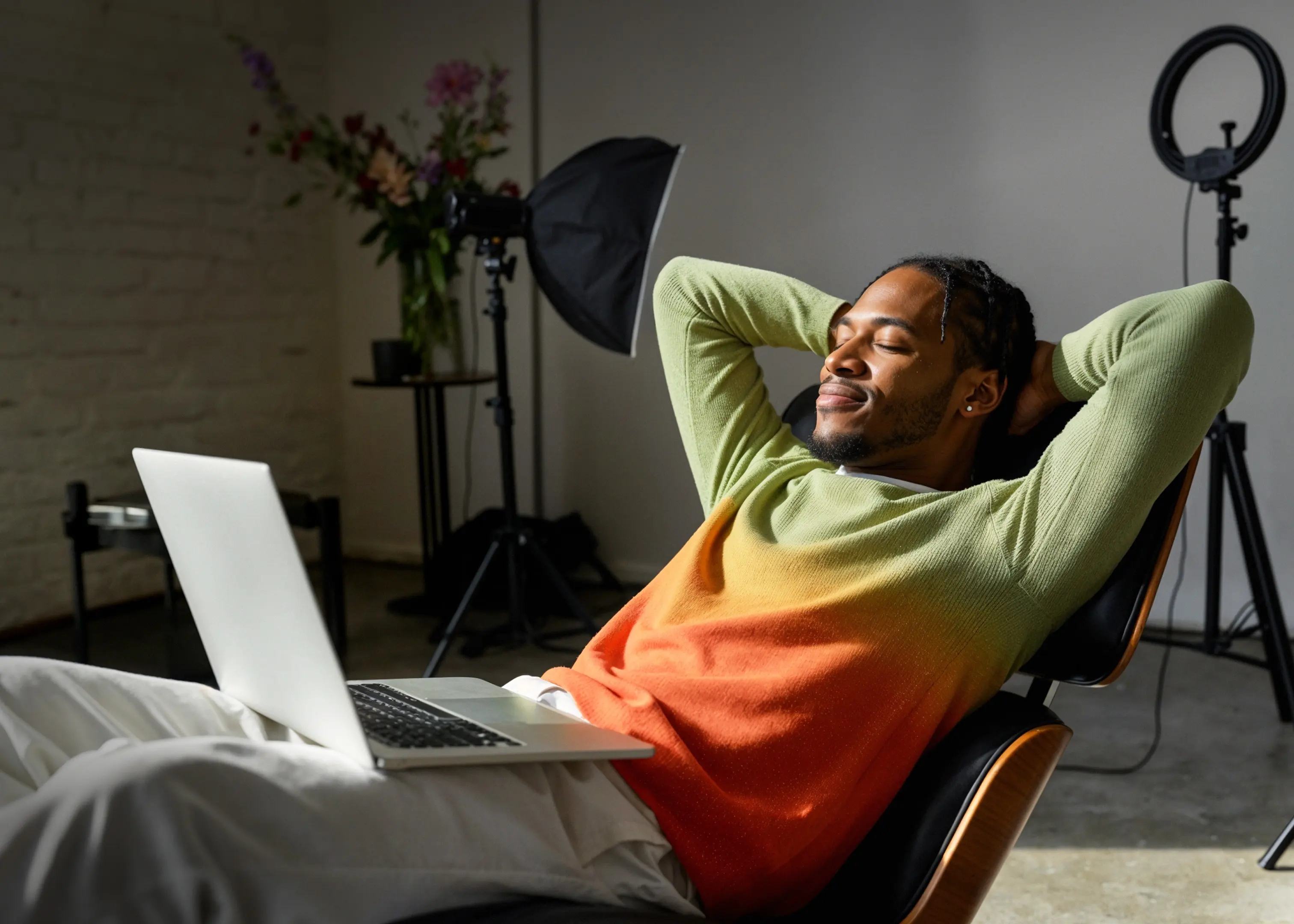 Man with a phone in hand